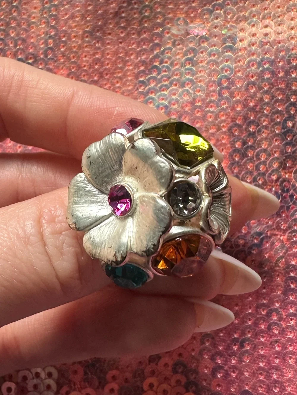 Express brushed silver